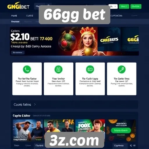Funcionalidades e recursos do site 66gg bet